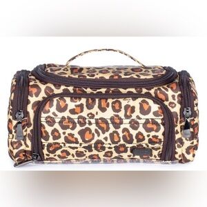 New. Lug. Trolley mini cosmetic case. Leopard brown.